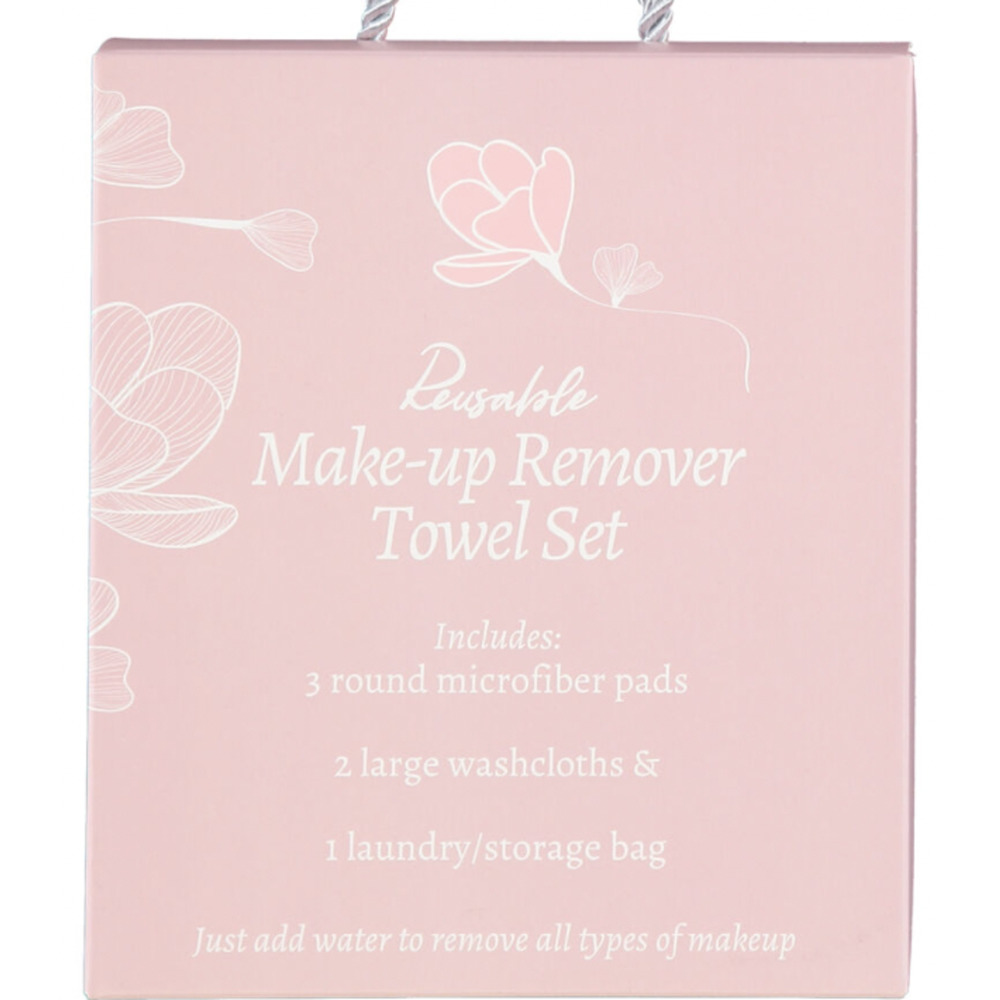 Lily Eden 6 Piece Make up Remover Towel Set - Reusable